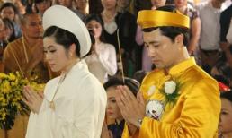 Ái nữ của bà chủ Tập đoàn Nam Cường làm lễ cưới tại chùa 