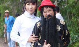 Long Nhật tiếp tục giả gái đóng cặp cùng danh hài Bảo Chung