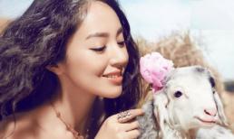 Đổng Tuyền rạng rỡ như tiên nữ giữa thiên nhiên