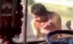 Màn lái xe ''đùa giỡn'' với tử thần