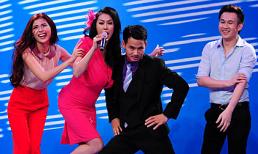 Bà bầu Phi Thanh Vân nhảy múa tưng bừng trên sân khấu