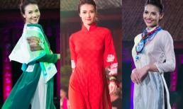 Hồng Quế làm vedette biến hóa đa sắc với áo dài