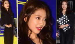 Park Shin Hye khoe dáng sành điệu với 'cây đen' 