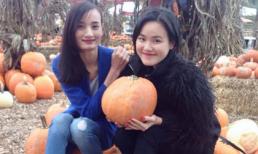 Tuyết Lan và Lê Thúy khoe ảnh 'nhí nhố' khi thăm vườn bí ngô