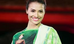 Hồng Quế hóa 'Dáng sen' trong bộ sưu tập của Minh Minh