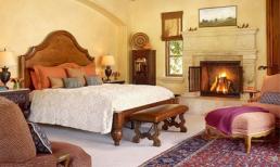 Phòng ngủ kiểu Âu lãng mạn và ấm cúng cho mùa thu đông