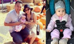 Vợ chồng Duy Uyên đưa con gái đi chơi Halloween sớm