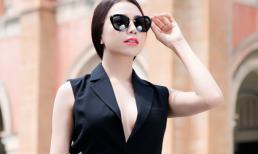 Trà Ngọc Hằng táo bạo với vest cách điệu