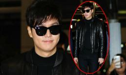 Lee Min Ho 'đen từ đầu tới chân' tại sân bay