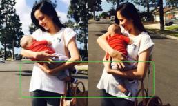 Diễm Hương khoe ảnh mới lộ rõ bụng bầu 