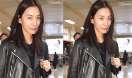 Hoàng Thái hậu của 'Hoàng hậu Ki' nhợt nhạt ở sân bay