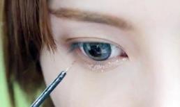 Mắt lúng liếng với hai màu nhũ mốt nhất thu 2014