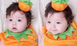 Con gái Elly Trần diện trang phục bí ngô siêu đáng yêu