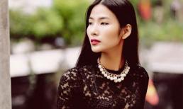 Hoàng Thùy sang trọng với tone đen dạo phố Hà Nội