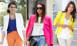 Công sở ngày thu đẹp hút hồn với blazer màu