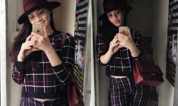 Trang Nhung tự tin khoe bụng bầu với quần ôm 