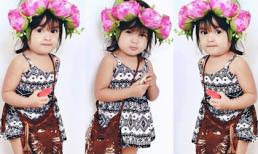 Nhóc tì 20 tháng tuổi đáng yêu với gu thời trang chất lừ