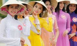 HHVN 2014: 39 thí sinh Chung khảo phía Nam duyên dáng với áo dài
