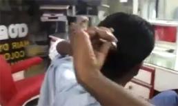 Ngạc nhiên khả năng tự cắt tóc cho mình