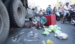 Container gây tai nạn lúc sáng sớm - Kẹt xe kinh hoàng