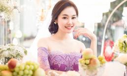 Linh Chi khoe vẻ đẹp hút hồn khi làm cô dâu