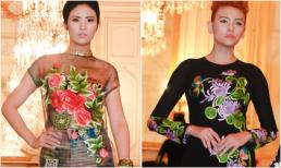 Ngọc Hân - Hoàng Yến tỏa sáng trong đêm diễn áo dài tại Pháp