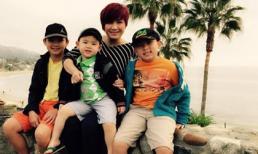 Vợ cũ Bằng Kiều khoe ảnh đưa con đi chơi biển