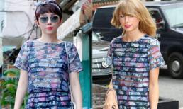 'Mặc chung' váy, Tóc Tiên vẫn 'vượt mặt' Taylor Swift