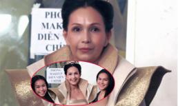 Con gái Diễm My đến phim trường ủng hộ mẹ