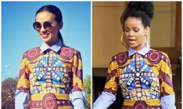 Huyền Ny 'đụng' váy hàng hiệu với Rihanna