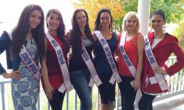 Cựu mẫu Diễm Kyly tự tin tạo dáng chuyên nghiệp trong các hoạt động 'Mrs. World'