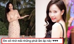 Ngọc Bích liên tục gửi lời yêu thương đến chồng đại gia tương lai