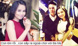 Diễm Hương khoe con trai bắt đầu 'đạp' mạnh, sắp chào đời