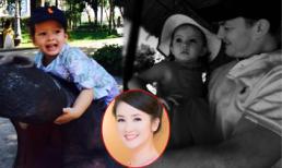 Nhóc tỳ nhà Hồng Nhung thích thú khi được bố đưa đi chơi