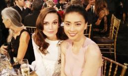 Ngô Thanh Vân khoe ảnh đọ sắc tươi rói cùng Keira Knightley