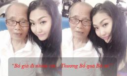 Xúc động trước tình cảm chân thành Phi Thanh Vân dành cho bố