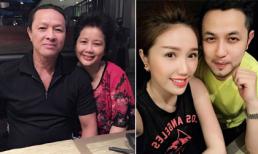 Anh em Bảo Thy hạnh phúc đi ăn cùng bố mẹ