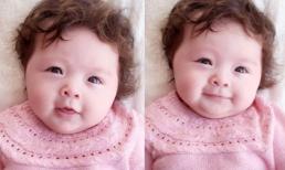 Con gái Elly Trần xinh như thiên thần với áo len hồng 