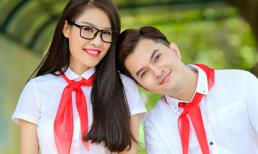 Quế Vân - Nam Cường hồn nhiên trở về thời đi học