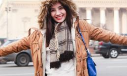 Á hậu Trang sức Hương Giang khoe ảnh 'nhí nhố' tại Moscow