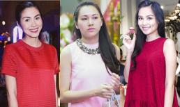 Muôn kiểu váy áo giấu bụng bầu của sao Việt