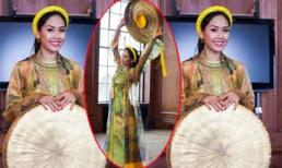 Miss World 2014: Nguyễn Thị Loan tỏa sáng với màn múa nón quai thao