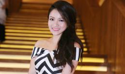 Thủy Top tái xuất thon gọn với váy trễ vai