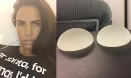 Katie Price khoe miếng silicon trong lần thứ 7 nâng cấp vòng một 
