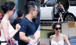 Ngọc Trinh đi xe mới 8 tỷ cùng ông bầu Khắc Tiệp dạo phố Sài Gòn