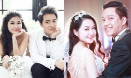 Điểm danh sao Việt lấy vợ hot girl