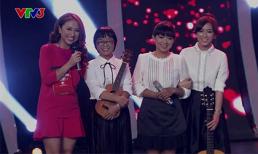 Giám khảo Huy Tuấn 'lắc lư' trước hai cô con gái của Huỳnh Mai