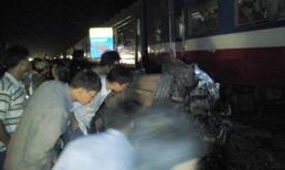 Tàu hỏa Bắc - Nam hất ôtô văng gần 40m, tài xế thiệt mạng