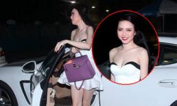 'Bắt gặp' Vũ Hoàng Điệp lái xế hộp tiền tỷ đi diễn