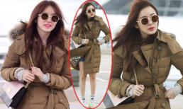Yoon Eun Hye gây chú ý với thời trang 'trên đông dưới hè'